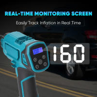 Bomba inflable inalámbrica con pantalla Digital, bomba de aire eléctrica portátil para coche, de 18V batería Makita, herramienta neumática sin batería，Inflación rápida，Bomba inflable - details 5