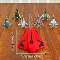 Juguete De Lanzador De Avión De Combate Rojo Para Niños Y Niñas Juegos Al Aire Libre Regalos De Navidad Edad Recomendada 3-6 Años Material Plástico - details 8