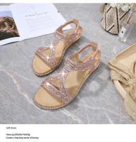 CA Sandalias de mujer 2025, dulces y cómodas, con punta redonda, zapatos de mujer de talla grande. - details 21