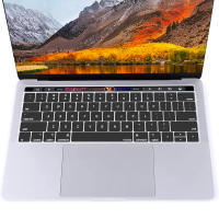 Cubierta De Teclado Ultrafina Para MacBook pro 13" Y 15" (Modelo :A2159 A1706 A1707 A1989 A1990) Con Barra Táctil En Inglés Material De Silicona Resistente Al Polvo Y Agua - details 5