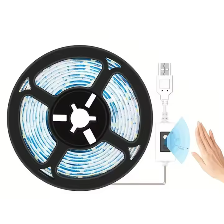 Tira De Luces LED Con Sensor De Movimiento USB 5V 2835 Control Por Gestos Dimmable Impermeable Flexible Diode Tape Lámpara Retroiluminación Para El Hogar - 1