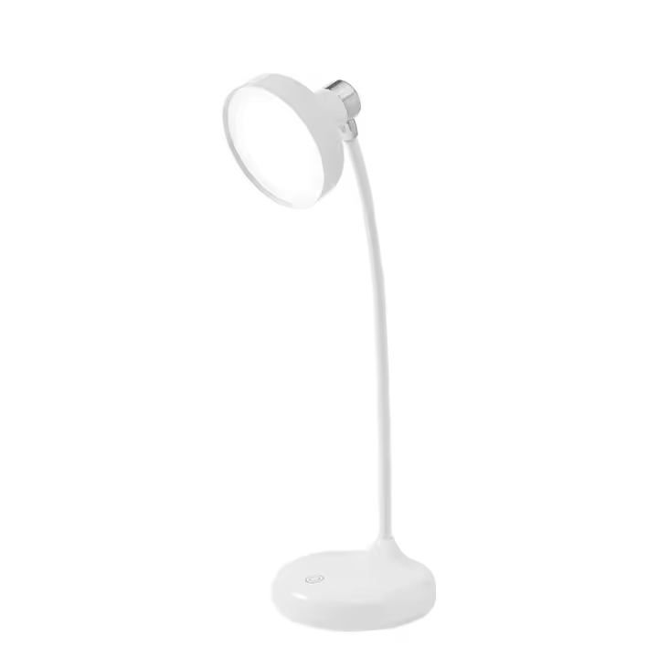 Lámpara de mesa con protección ocular, luz nocturna de lectura para aprendizaje, lámpara de mesita de noche para estudiantes, lámpara de mesa recargable USB de espectro completo - 1