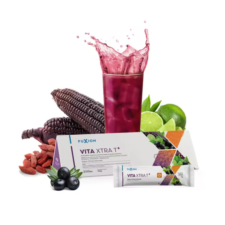FuXion VITA XTRA T+  Bebida instantánea en polvo  (28x5gr) bebida antioxidante, energizante, multivitamínica y multimineral única - 1