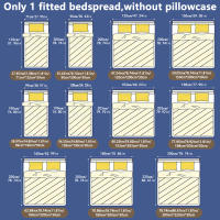 Sábana Ajustable De Corazón Estampado Y Mate Simple Moderna Para Cama 100% Poliéster Con Diseño Impreso Sin Almohadillas - details 0