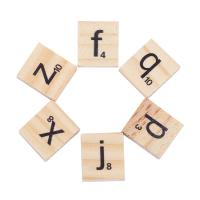 Juego De Azulejos De Madera Con Letras Del Alfabeto Para Manualidades Decoración Para Hogar Boda Fiesta Navidad DIY Juguetes Para Niños - details 8