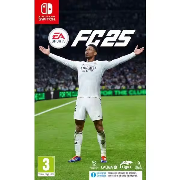 EA Sports FC 25 para PS4, PS5, Switch y XBOX - Nuevo Precintado - Juego Original FC 25 para Consolas Nintendo Switch, PS4, PS5 y XBOX - Versión PAL España Garantía Europea - Videojuegos - 1