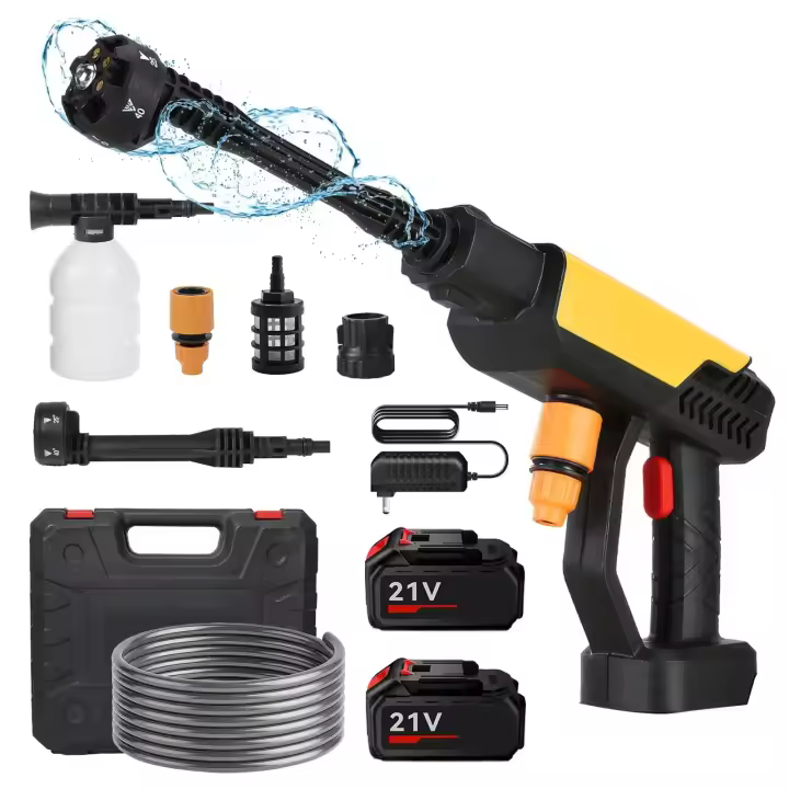 Pistola de Agua de alta presión para lavado de vehículos, herramienta de Riego de Jardín Para Batería Makita de 18V, 3500W, 200bar - 1