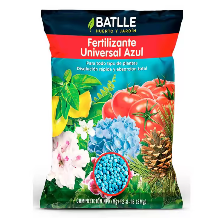 Abono Universal Azul Batlle 800g para Plantas en el Jardín y Exterior - 1