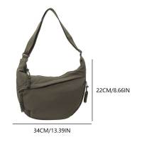 Bolso De La Mujer Estiloso De Forma Dumpling Con Múltiples Bolsillos Y Correa Ajustable Gran Capacidad Bolso De Hombro De Moda Para Viajes Al Aire Libre - details 10
