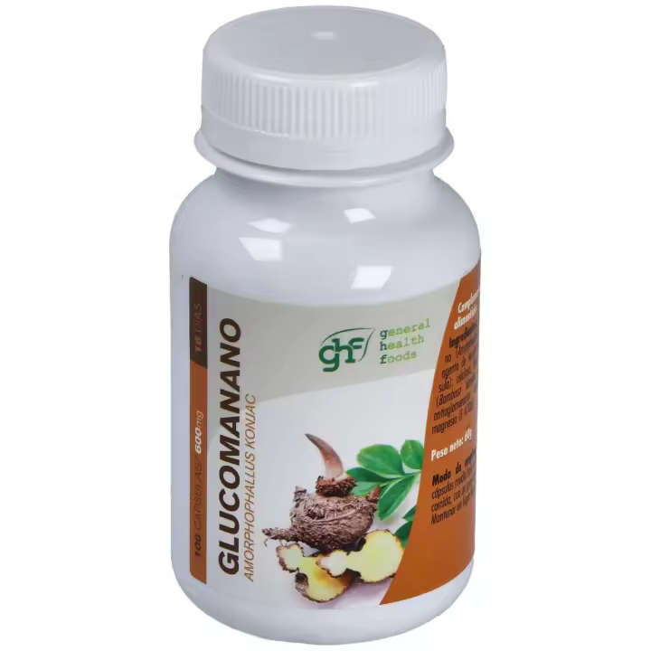 Glucomanano 600Mg. 100Cap. - 1