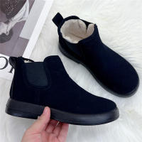 Botas Cortas Para Mujer Invierno Comodidad Transpirables De Cuero Sintético Antideslizantes Botines De Madre Calientes Y Seguras - details 1
