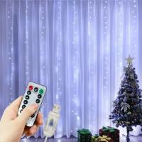 Guirnalda De Luces LED Para Ventanas 6x3M/3x3m Con Control Remoto Y Alimentación USB Decoración Navideña Para Hogar Y Jardín - details 7