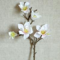 Decoración De Habitación Magnolia Artificial Múltiples Cabezas Flores Simuladas Para Interior Estilo De Ramo De Flores Tamaño 20*5*5CM - details 2