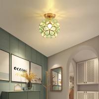Luz De Techo Minimalista Moderna Con Estilo Nórdico Diseño De Pétalos Vidrio Mezclado Apto Para Pasillos Habitaciones Y Cocinas - details 4
