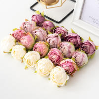 5pcs Flores Artificiales De Seda Rosa Para Boda Decoración Del Hogar Fiesta Navidad Cumpleaños Artesanía De Mesa Decoración De Eventos - details 5