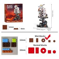 Juego De Construcción De Bloques De Dragón Del Mundo Mágico Gringotts 1000 Piezas Para Niños Y Adultos Regalo De Cumpleaños Ideal Para Jóvenes Y Adultos - details 5