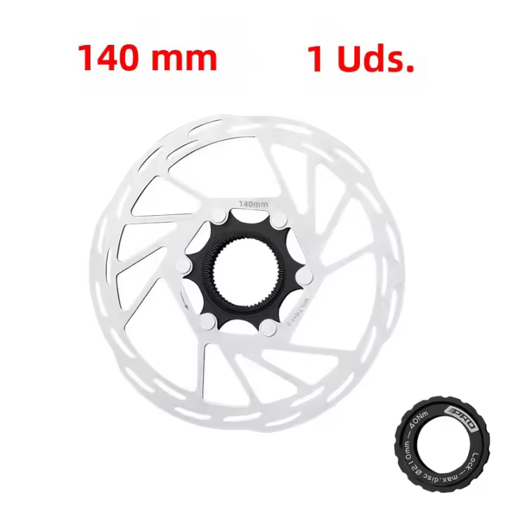 Rueda Fija De Disco Para Bicicleta IIIPRO Con Bloque Central Tamaño 140mm/160mm/180mm/203mm Para Bicicletas De Carretera Y Montaña Material De Acero - 1