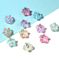 50pcs Estrellas De Cinco Puntos De Acrílico Transparentes 11mm Colores Para Joyería DIY Pulseras Collares Accesorios - details 2