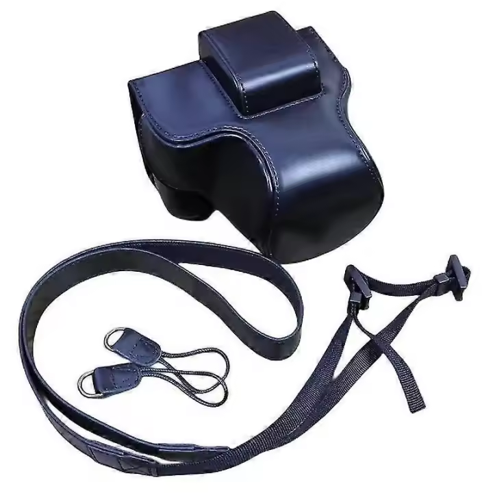 Para Canon EOS R50/R100 desmontable Pu Cuero Cámara Bolsa cubierta protectora con Correa de hombro - 1