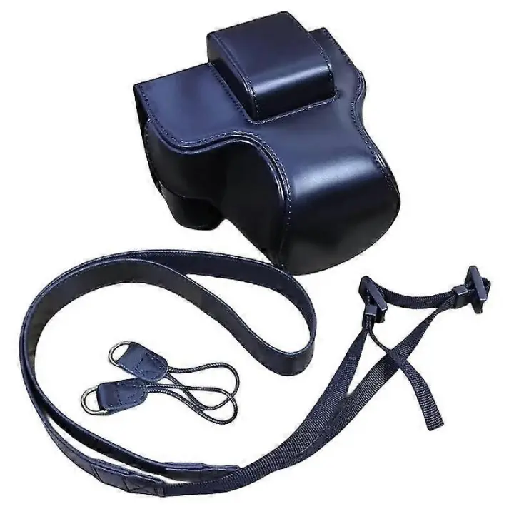 Para Canon EOS R50/R100 desmontable Pu Cuero Cámara Bolsa cubierta protectora con Correa de hombro - 1