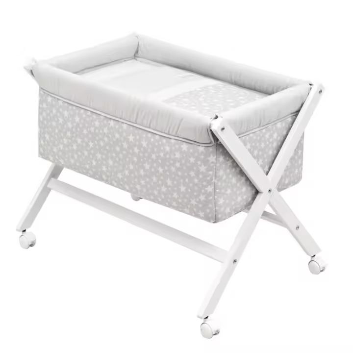 Cambrass Minicuna Tijera Madera Blanca Star - 1