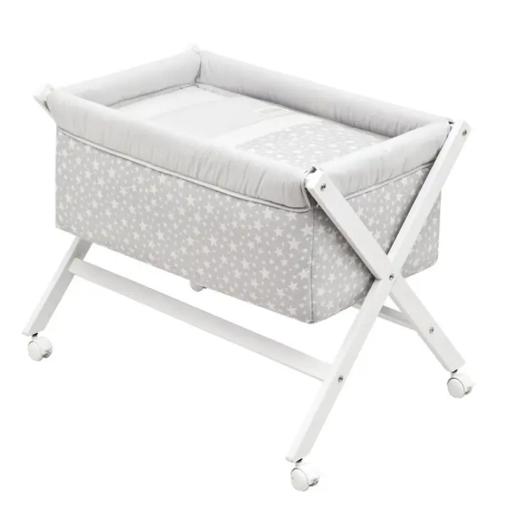 Cambrass Minicuna Tijera Madera Blanca Star - 1