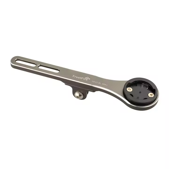 Soporte Para Computadora GPS De Bicicleta HE11 Montaje Para Manillar Compatible Con Garmin Edge 520 plus 820 810 Luz Frontal De Ciclismo Material De Aluminio Y Plástico - 1