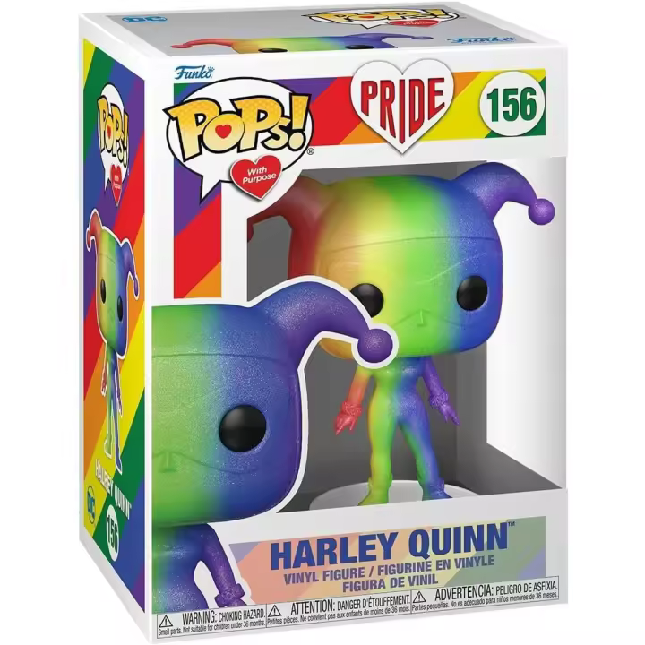 Funko Pop! Heroes: DC Pride - Harley Quinn - DC Comics - Figura de Vinilo Coleccionable - Idea de Regalo- Mercancia Oficial - Juguetes para Niños y Adultos - Comic Books Fans - 1