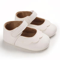Zapatos De Princesa Para Bebé Niña En Lace Blanca Mocasines Con Lazo Y Borde Antideslizante De Goma Primera Calzado Para Caminar - details 87
