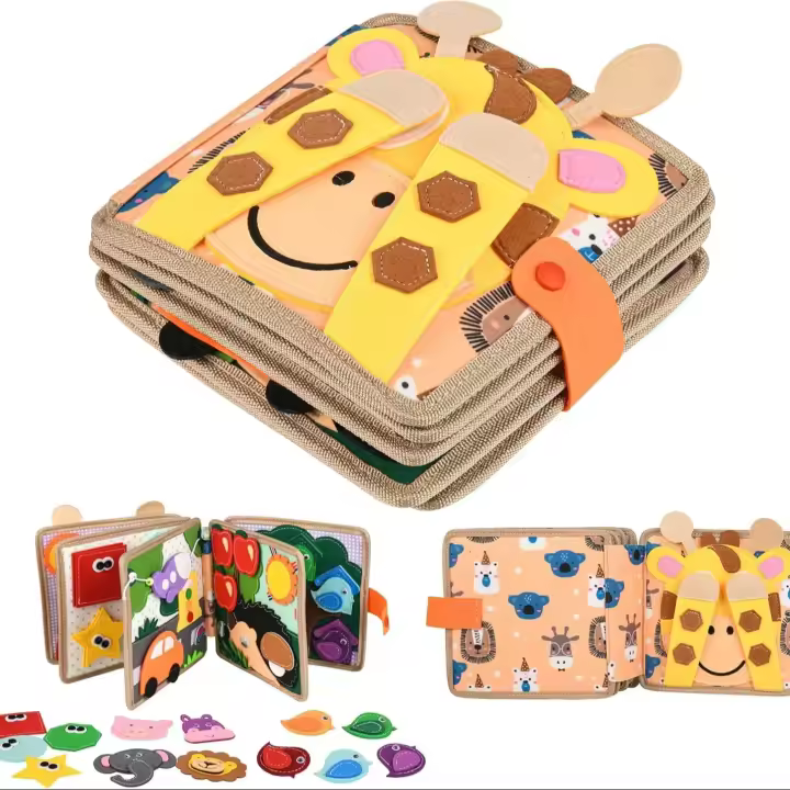 De Tela Suave 3D Educational Book Para Bebés Juguete Montessori De Primeros Años Desarrollo Cognitive Colorido Y Educational Para Niños - 1