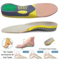 1Par De Plantillas Ortopédicas Para Zapatos Soporte De Arco Para Pies Planos Y Plantar Fasciitis Almohadillas De Salud Para Calzado Material De Silicona Unisex - details 0
