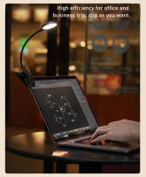 Lámpara De Escritorio Baseus LED Con Clip Iluminación LED Para Lectura Y Noche Luz De Noche Recargable Por USB Control Táctil Sin Etapas - details 4