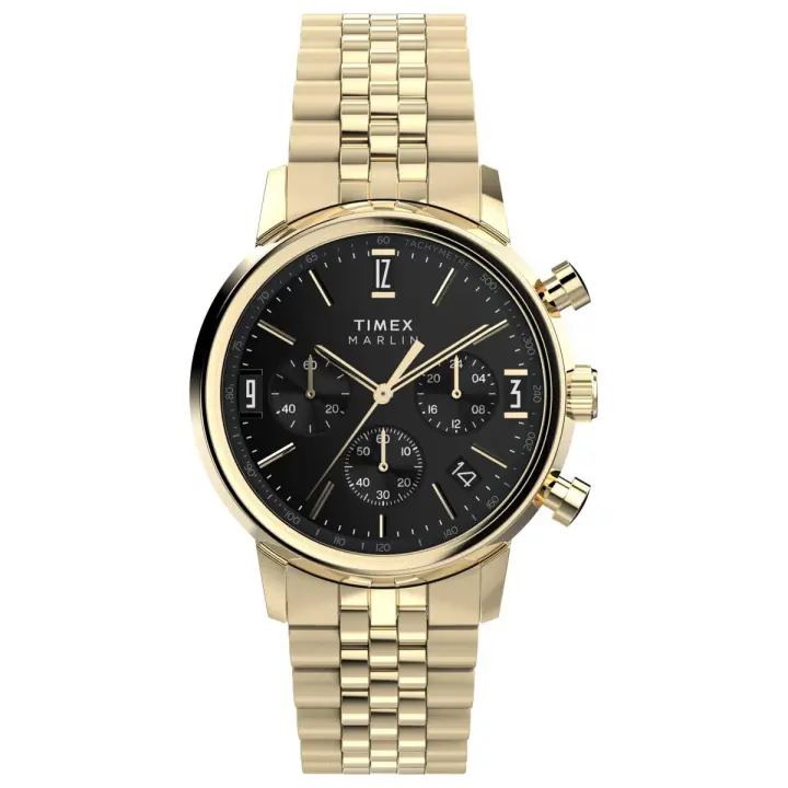Timex Reloj Hombre Marlin Men's Stainless Steel Acero 5 Atm - 1