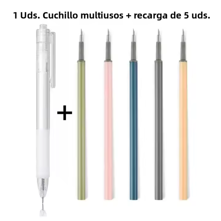 Cuchillo De Papel Para Artesanía Y Scrapbooking Recortador De Pegatinas Y Cinta Herramienta De Corte Expressión De Caja DIY Suministros De Oficina Y Cultura - 1