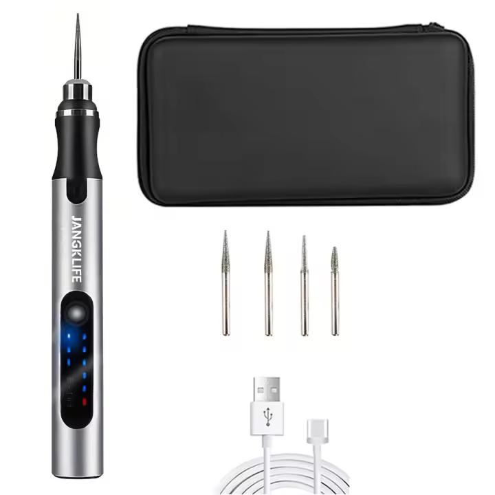 Kit De Herramienta Rotativa Sin Cable USB Para Grabado En Madera Joyería Metal Vidrio Herramienta De Engranaje Mini Wireless Drill Para DIY En El Hogar - 1
