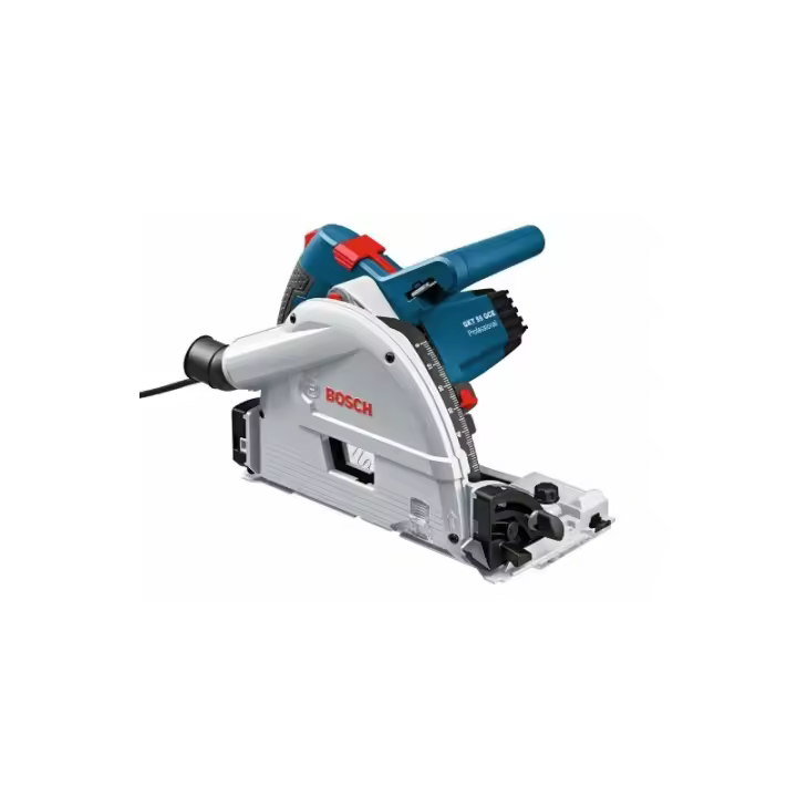 Sierra de Inmersión Bosch GKT 55 GCE para Cortes Precisos en Varios Materiales con Sistema de Aspiración Eficiente y Velocidad Ajustable - 1