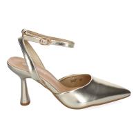 PuntoSalao Zapatos dorados de vestir tacón medio salón para mujer YG827 - details 1