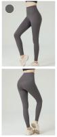 Leggings De Yoga Para Mujer Cintura Alta Sensación De Naked Fitness Running Ciclismo Ropa De Gimnasio Deporte Verano Talla True Fit Pantalones De Pierna Larga Material Nylon Spandex - details 28