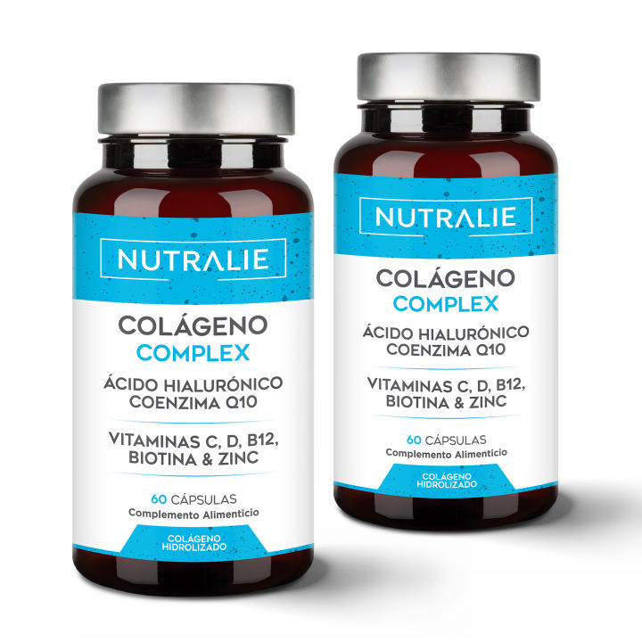 Pack Doble Colágeno Complex Nutralie con Ácido Hialurónico y Biotina