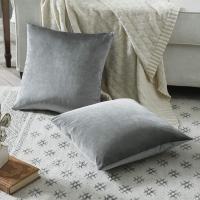 Funda de almohada de terciopelo de 2 piezas de 18 * 18 pulgadas, cojín de terciopelo simple y moderno, juego decorativo de color sólido suave, funda de cojín de almohada lumbar, adecuado para sofá, dormitorio, automóvil - details 0