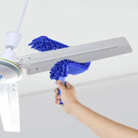 Kit De Limpieza De Hojas De Ventilador De Techo Con Microfibra Cepillo Flexible Para Alta Altura Eliminación De Polvo Y Cobertizos - details 3