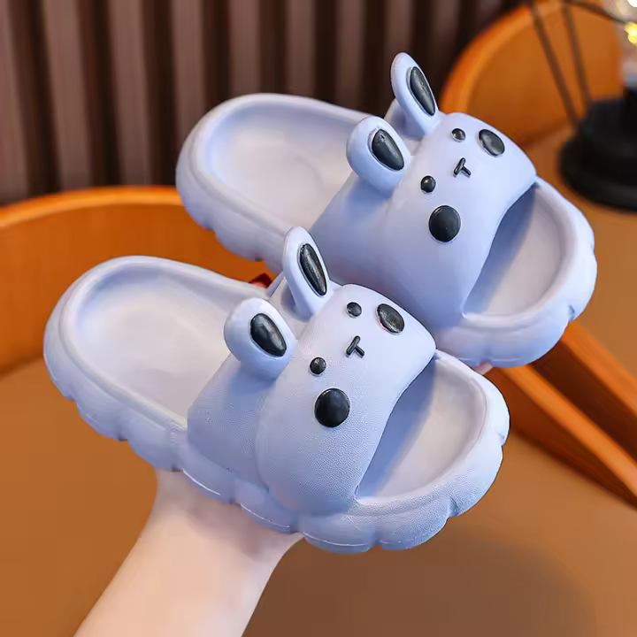 Sandalias Unisex Para Niños Y Niñas Antideslizantes Con Suela Suave Dibujos Animados Zapatos De Interiores Para Pequeños - 1