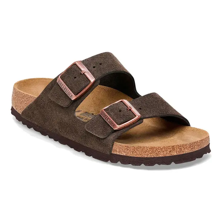 Birkenstock Sandalias Arizona Suede Marrón - 1