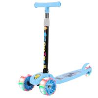 Scooter de tres ruedas con pedal único para niños plegables, con destello de rueda y pateras plegables, adecuado para niños de 1 a 6 años - details 0
