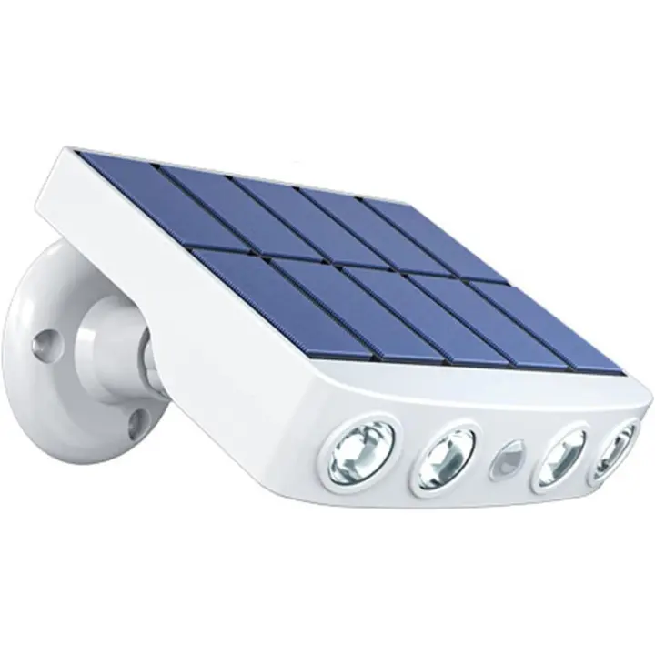 Luces Solares LED para Exterior con sensor de movimiento, 3 Modos de iluminación, Luces Solares para Exterior, IP65, impermeable, Luces Solares de pared de ánguo Amplio de 120 ° - 1