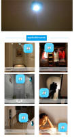 Lámpara De Noche LED Sensor Magnético Doble Sensor Infrarrojo Ahorradora De Energía Lámpara De Pared Para Armario Y Piso - details 7
