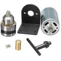 Kit De Herramientas DIY Con Motor De Torno 555 DC 12V-36V Y Rosca De Mano Miniatura Con Soporte De Montaje Herramienta Eléctrica - details 2