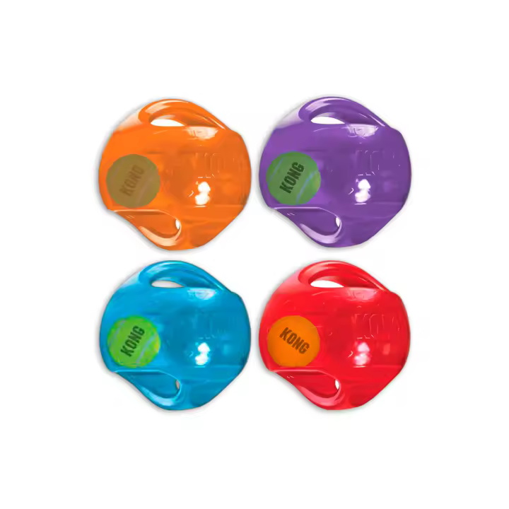 Pelota interactiva con sonido para Perros  KONG - JUMBER BALL M/L  colores surtidos - 1