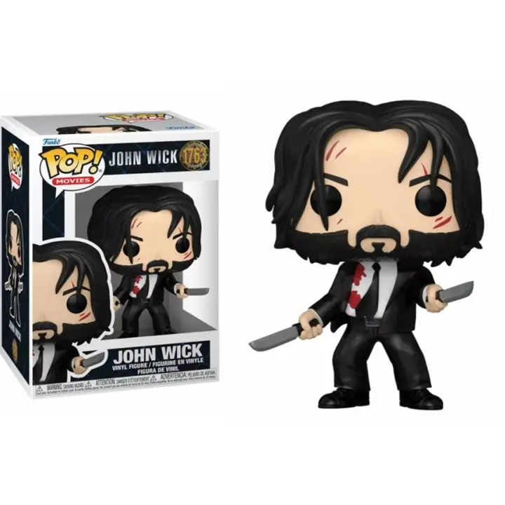 FIGURA FUNKO POP JOHN WICK WITH KNIVES 9 CM - Nuevo a Estrenar - Original FUNKO - Miniatura POP - Figura de Colección Funko - 1