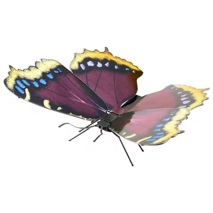 METAL TIERRA MARIPOSA DE LUTO MUNDO MARIPOSA MODELO 3D KIT - 1